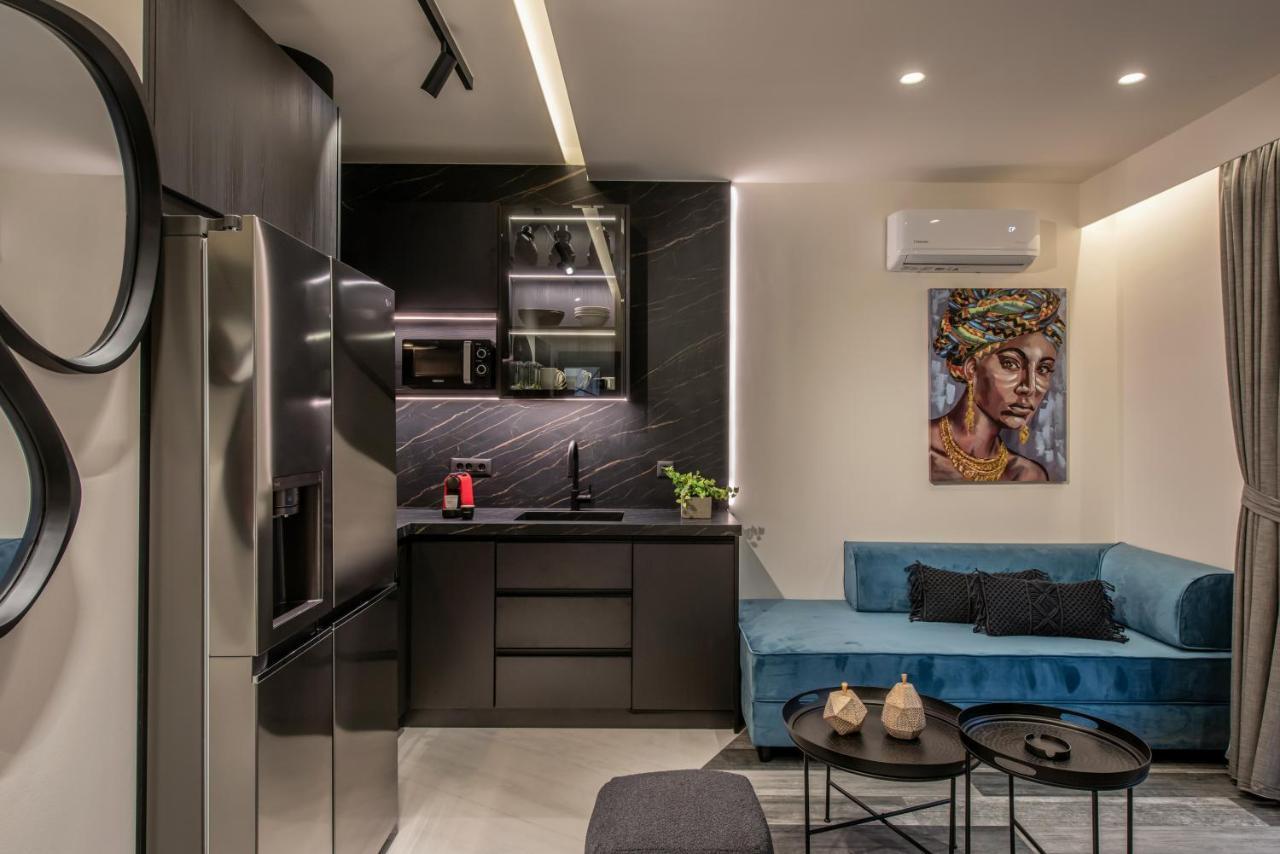 Maison Aqua Suite With Private Mini Pool Jacuzzi ヘルソニソス エクステリア 写真