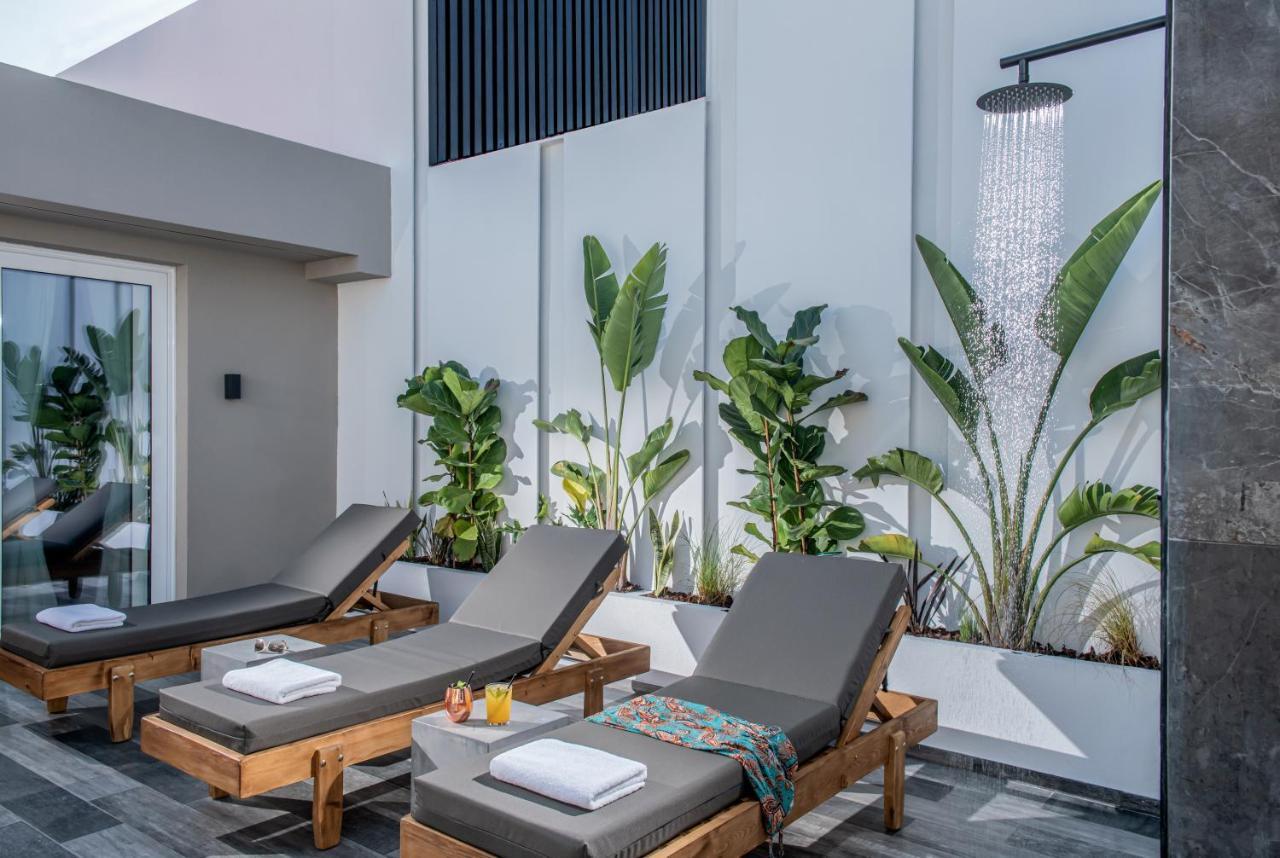 Maison Aqua Suite With Private Mini Pool Jacuzzi ヘルソニソス エクステリア 写真