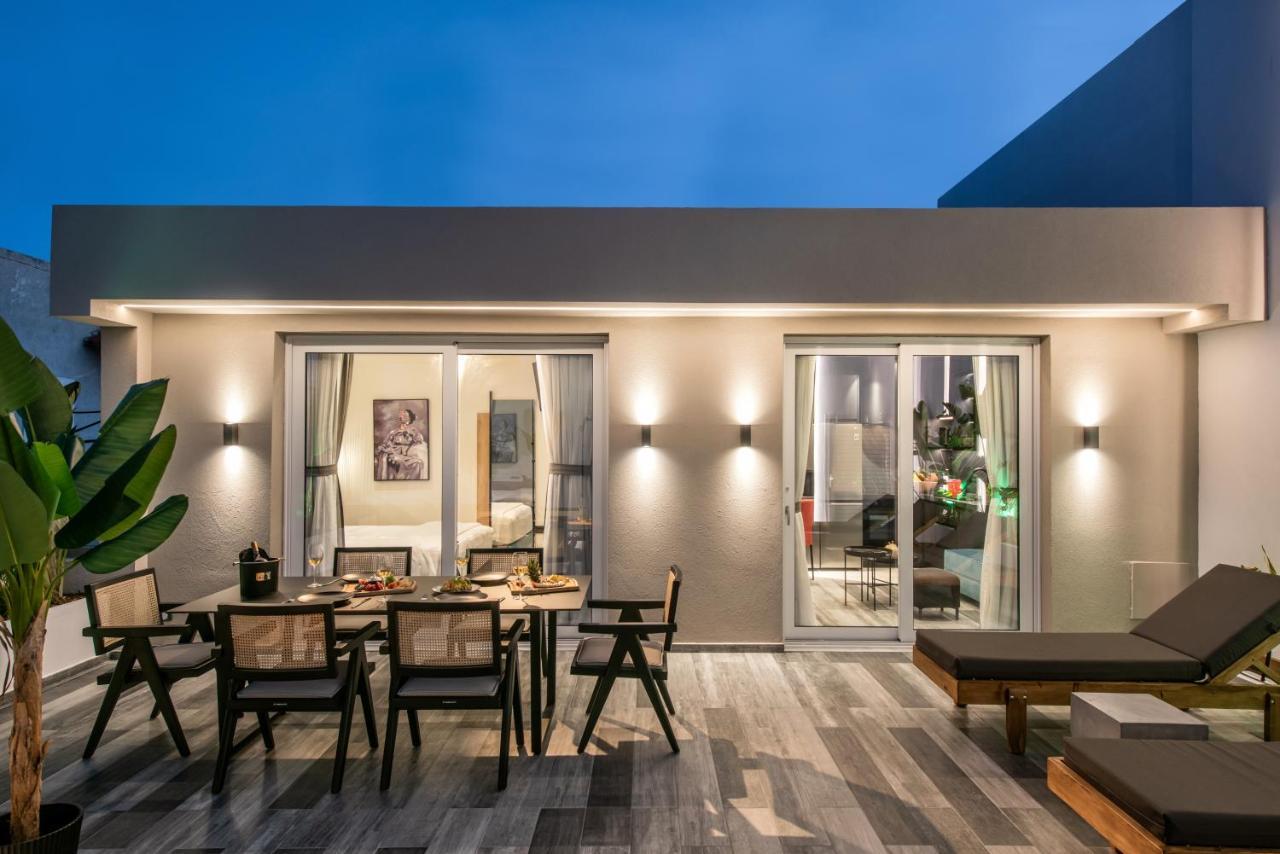 Maison Aqua Suite With Private Mini Pool Jacuzzi ヘルソニソス エクステリア 写真